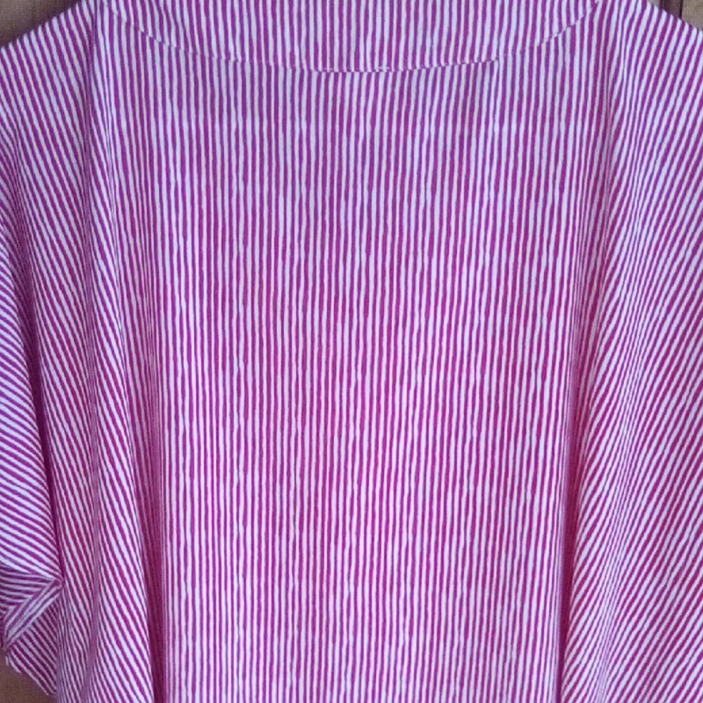 Chico's Red and White Striped Blouse - Picture 8 of 14